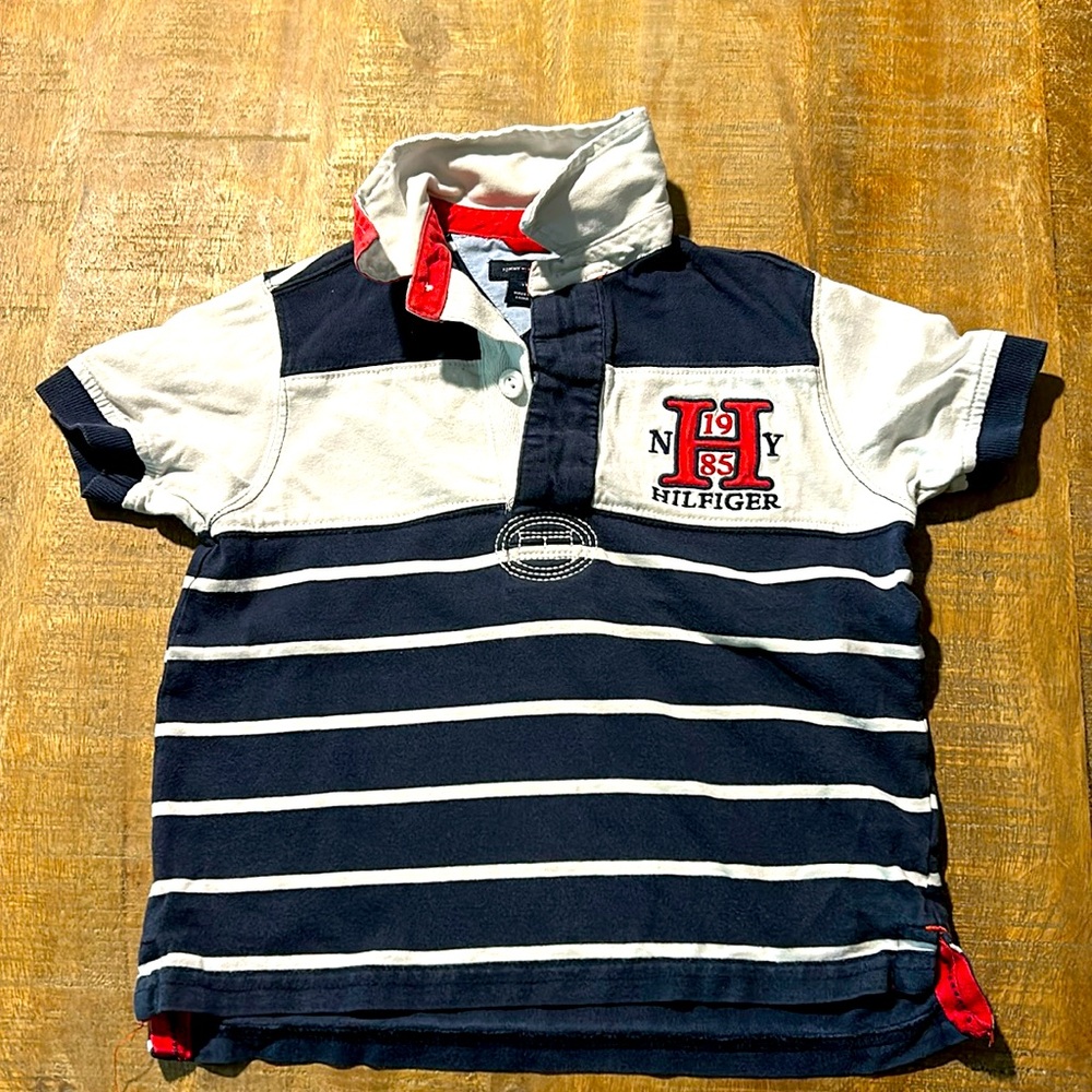 Tommy Hilfiger 3T blue and navy polo shirt